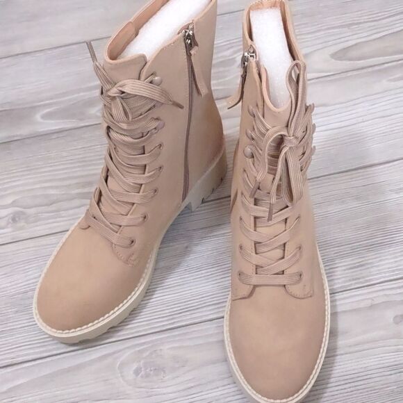 (A-3005) ZBY Women's  Combat Boots Sz 9 - Picture 3 of 11